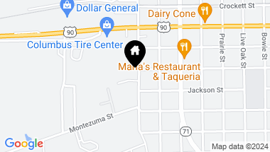 Map of 1314 Rampart Street, Columbus TX, 78934