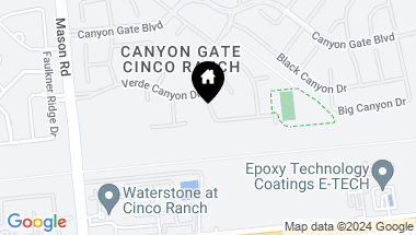 Map of 6518 Sterling Canyon Drive, Katy TX, 77450