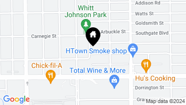 Map of 2736 Cason Street, Houston TX, 77005