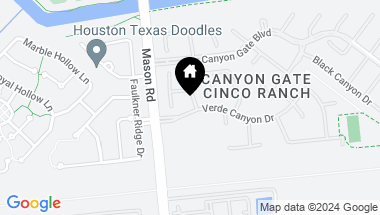 Map of 6410 Canyon Park Drive, Katy TX, 77450