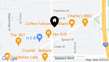 Map of 5006 Locust Street, Bellaire TX, 77401