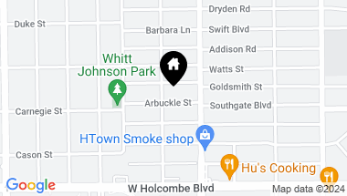 Map of 2632 Arbuckle Street, Houston TX, 77005