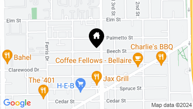 Map of 5103 Beech Street, Bellaire TX, 77401