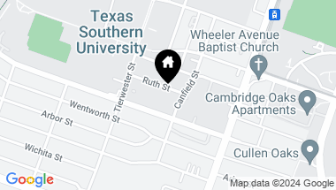 Map of 3548 Ruth Street, Houston TX, 77004