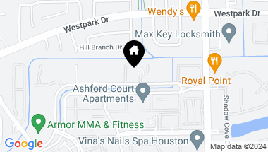 Map of 12660 Ashford Point Drive # 303, Houston TX, 77082