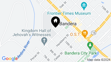 Map of 602 10TH ST, Bandera TX, 78003