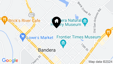 Map of 711 14th, Bandera TX, 78003