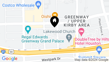Map of 14 Greenway Plaza # O Unit: 19-O, Houston TX, 77046