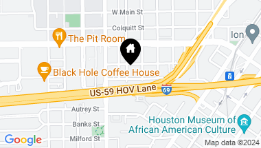 Map of 4413 Roseland Street, Houston TX, 77006