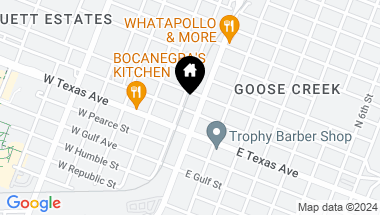 Map of 12 W Defee Avenue, Baytown TX, 77520