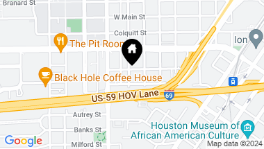 Map of 4401 Roseland Street, Houston TX, 77006