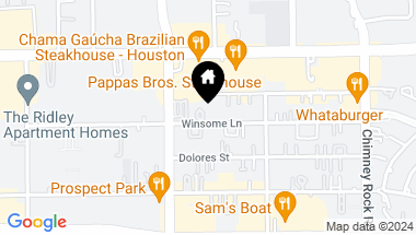 Map of 5910 Winsome Lane # 5, Houston TX, 77057