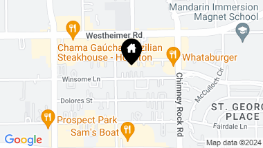 Map of 5712 Winsome Lane # 3, Houston TX, 77057
