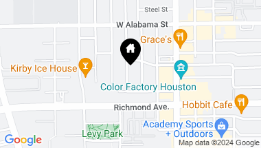 Map of 3215 Ferndale Street, Houston TX, 77098
