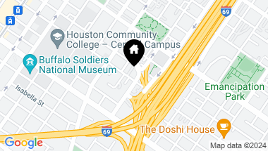 Map of 1715 Holman Street, Houston TX, 77004