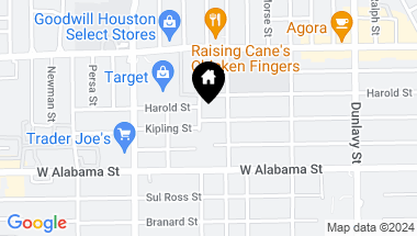 Map of 1920 Kipling Street, Houston TX, 77098