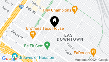 Map of 1312 Live Oak Street # 220, Houston TX, 77003