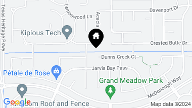 Map of 29350 Dunns Creek Court, Katy TX, 77494
