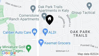 Map of 2106 Bevington Oaks Circle, Katy TX, 77450