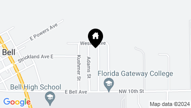 Map of 1191 HOUGH ST, BELL FL, 32619