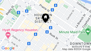 Map of 705 Main Street # 512, Houston TX, 77002