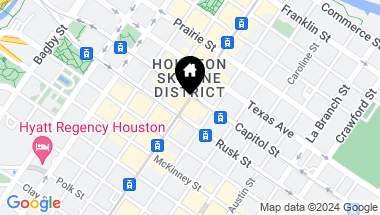 Map of 711 Main Street # 803, Houston TX, 77002