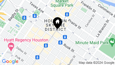 Map of 705 Main Street # 316, Houston TX, 77002