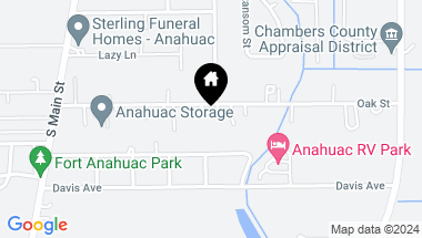 Map of 800 Oak Street, Anahuac TX, 77514
