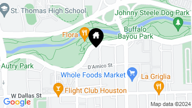 Map of 3333 Allen Parkway Drive # 1703, Houston TX, 77019