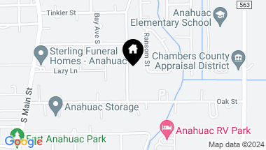 Map of 1207 Kansas Avenue, Anahuac TX, 77514