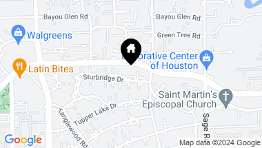 Map of 5412 Sturbridge Drive, Houston TX, 77056