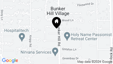 Map of 2 Concord Circle, Bunker Hill Village TX, 77024