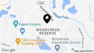 Map of 1203 Cresent Cove Court, Katy TX, 77494