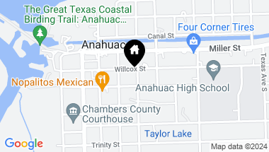 Map of 204 Galveston Avenue, Anahuac TX, 77514