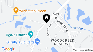 Map of 1202 Wildwood Lane, Katy TX, 77494
