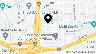 Map of 3104 Market Street, Houston TX, 77020