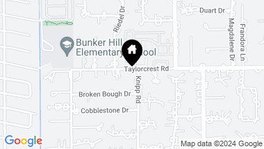 Map of 635 Knipp Road, Bunker Hill Village TX, 77024