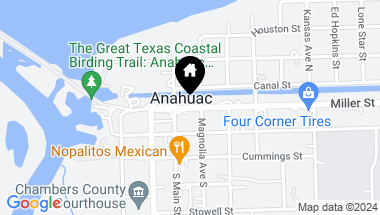 Map of tbd Gau Rd/Bayou Ave, Anahuac TX, 77514