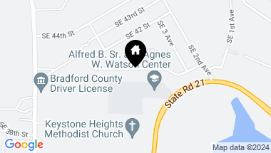 Map of 552 SE 41ST Street, KEYSTONE HEIGHTS FL, 32656