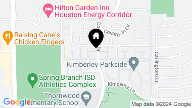 Map of 1109 Country Place Drive, Houston TX, 77079