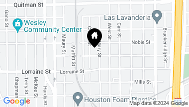 Map of 2209 Sumpter Street, Houston TX, 77026