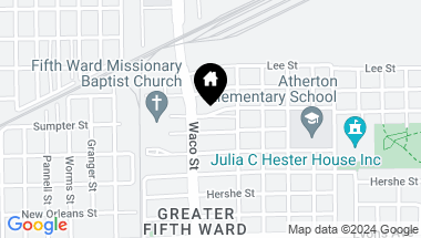 Map of 4434 Noble Street, Houston TX, 77020