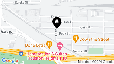 Map of 5854 Petty Street, Houston TX, 77007