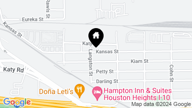 Map of 5843 Kansas Street, Houston TX, 77007