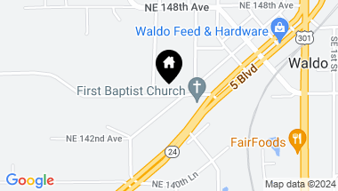Map of NW 148TH AVE, WALDO FL, 32694