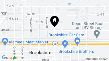 Map of 0 4th Street Street, Brookshire TX, 77423