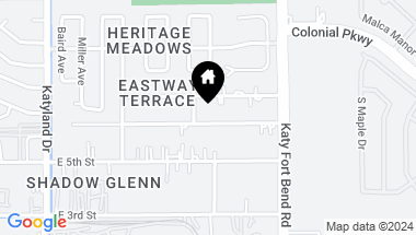 Map of 5070 Meadowlark Lane, Katy TX, 77493