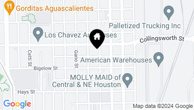 Map of 1417 Boswell Street, Houston TX, 77009