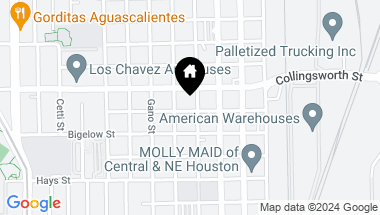 Map of 1415 Boswell Street, Houston TX, 77009
