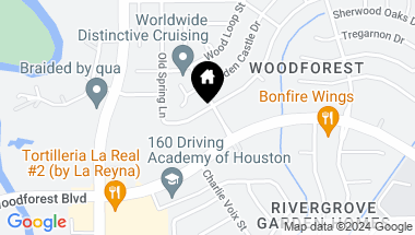 Map of 12730 Stillington Drive, Houston TX, 77015